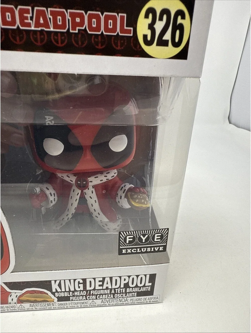 Funko Pop! Marvel Deadpool King Deadpool #326 FYE Exclusive Vinyl Figure